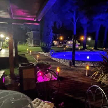 villa sa calma de noche